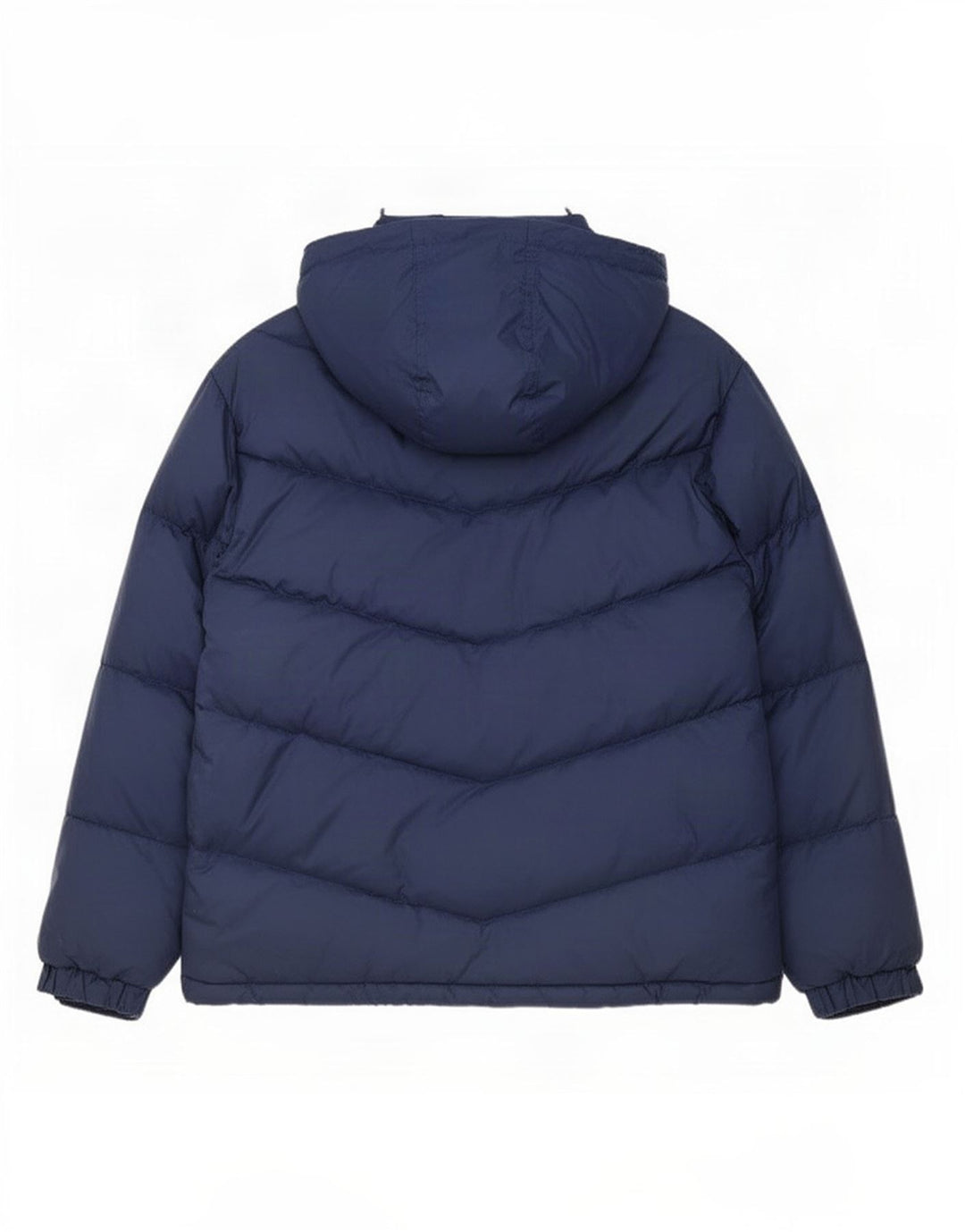 Ellesse Womens Hooded Padded Jacket UK 12 Medium Navy Blue Polyester