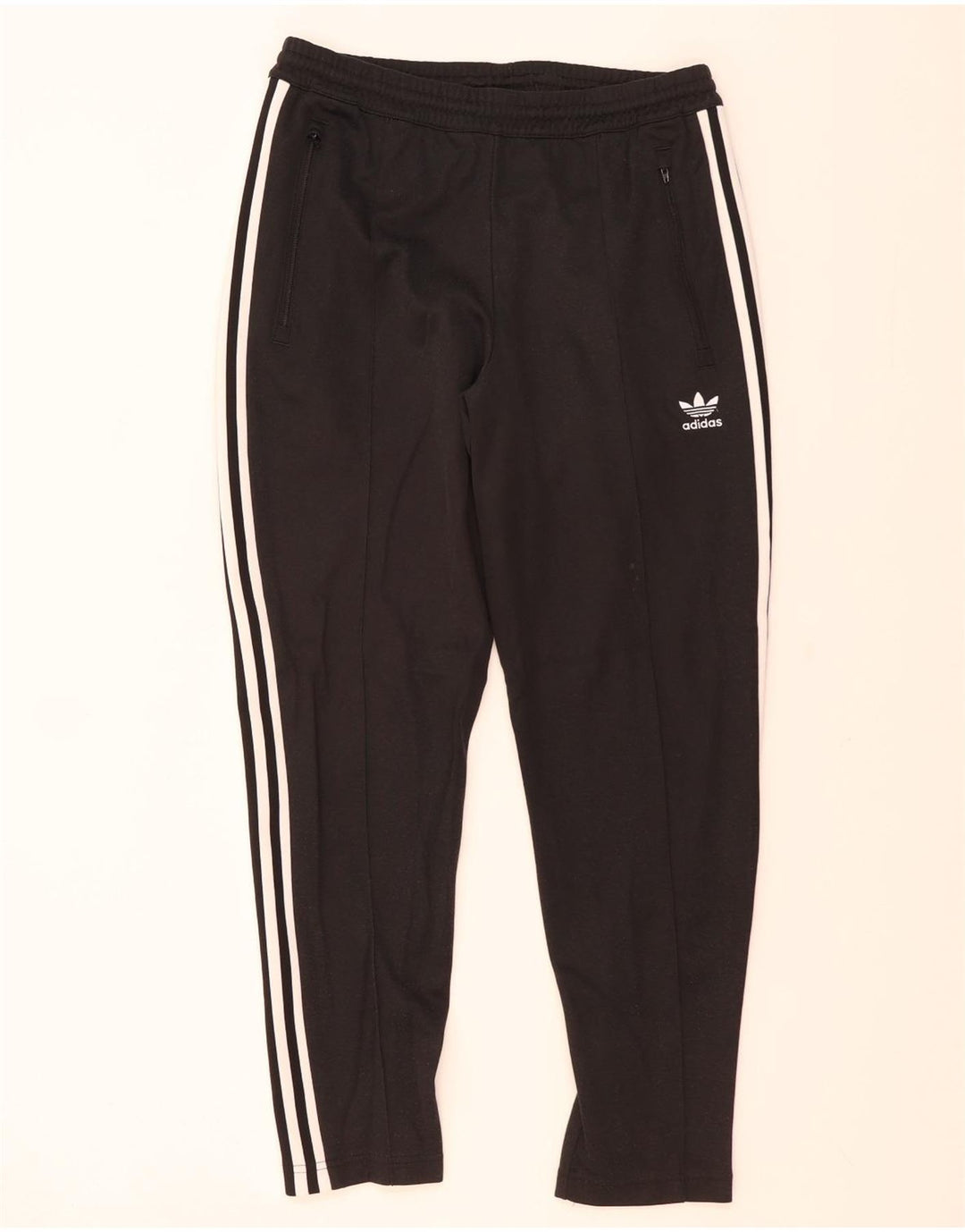 Adidas Mens Tracksuit Trousers Medium  Black Cotton