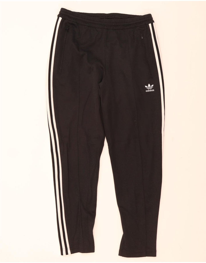 Adidas Mens Tracksuit Trousers Medium  Black Cotton