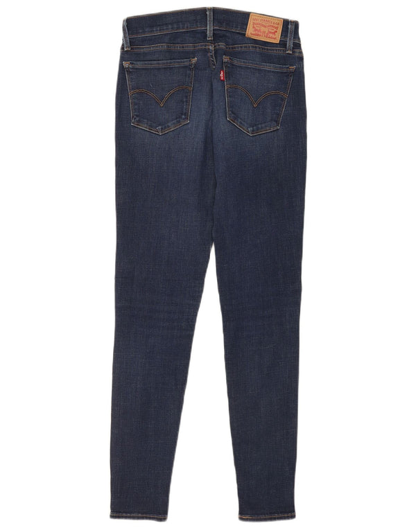 Levi's Womens 710 Super Skinny Jeans  W27 L30 Navy Blue Cotton