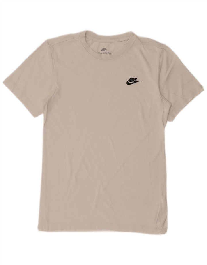 NIKE Mens T-Shirt Top XS White Cotton