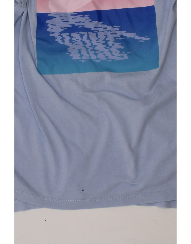 NIKE Girls Graphic T-Shirt Top 10-11 Years Medium  Blue Cotton Vintage Nike and Second-Hand Nike from Messina Hembry 