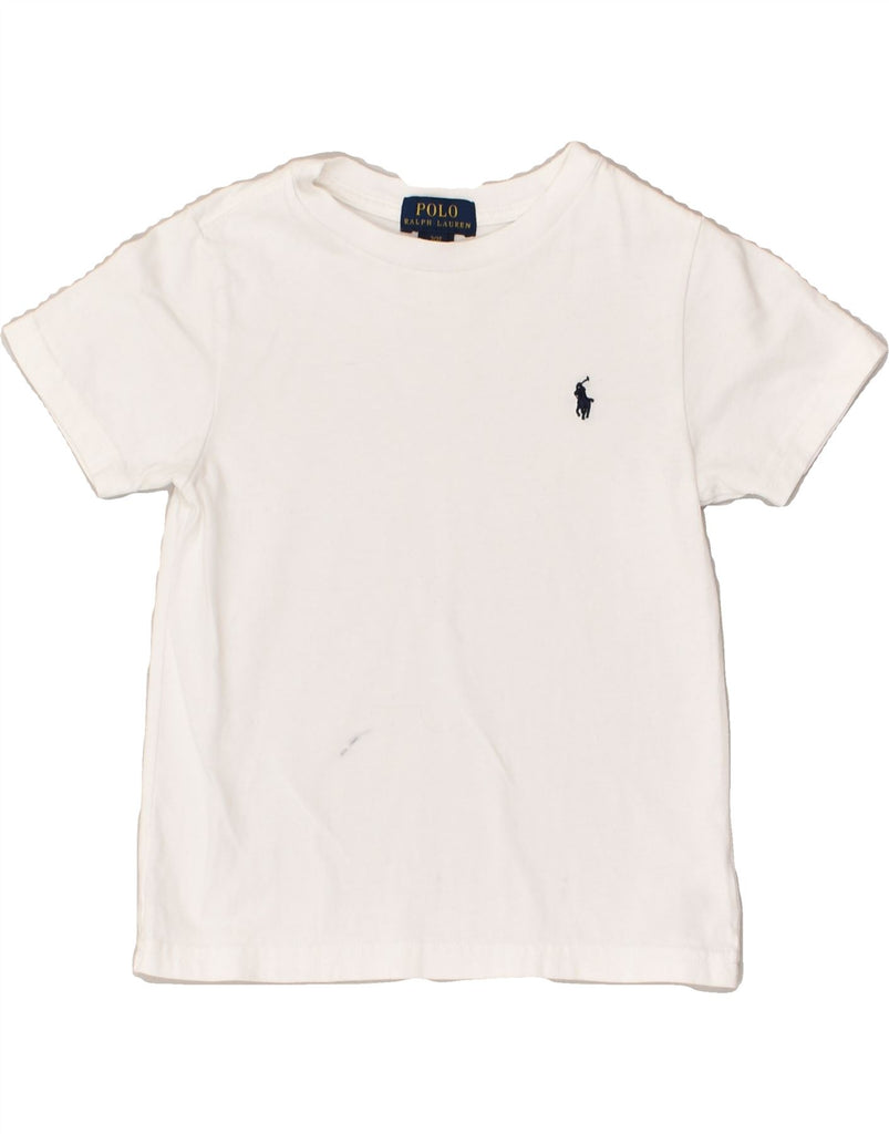 POLO RALPH LAUREN Boys T-Shirt Top 2-3 Years White Cotton | Vintage Polo Ralph Lauren | Thrift | Second-Hand Polo Ralph Lauren | Used Clothing | Messina Hembry 