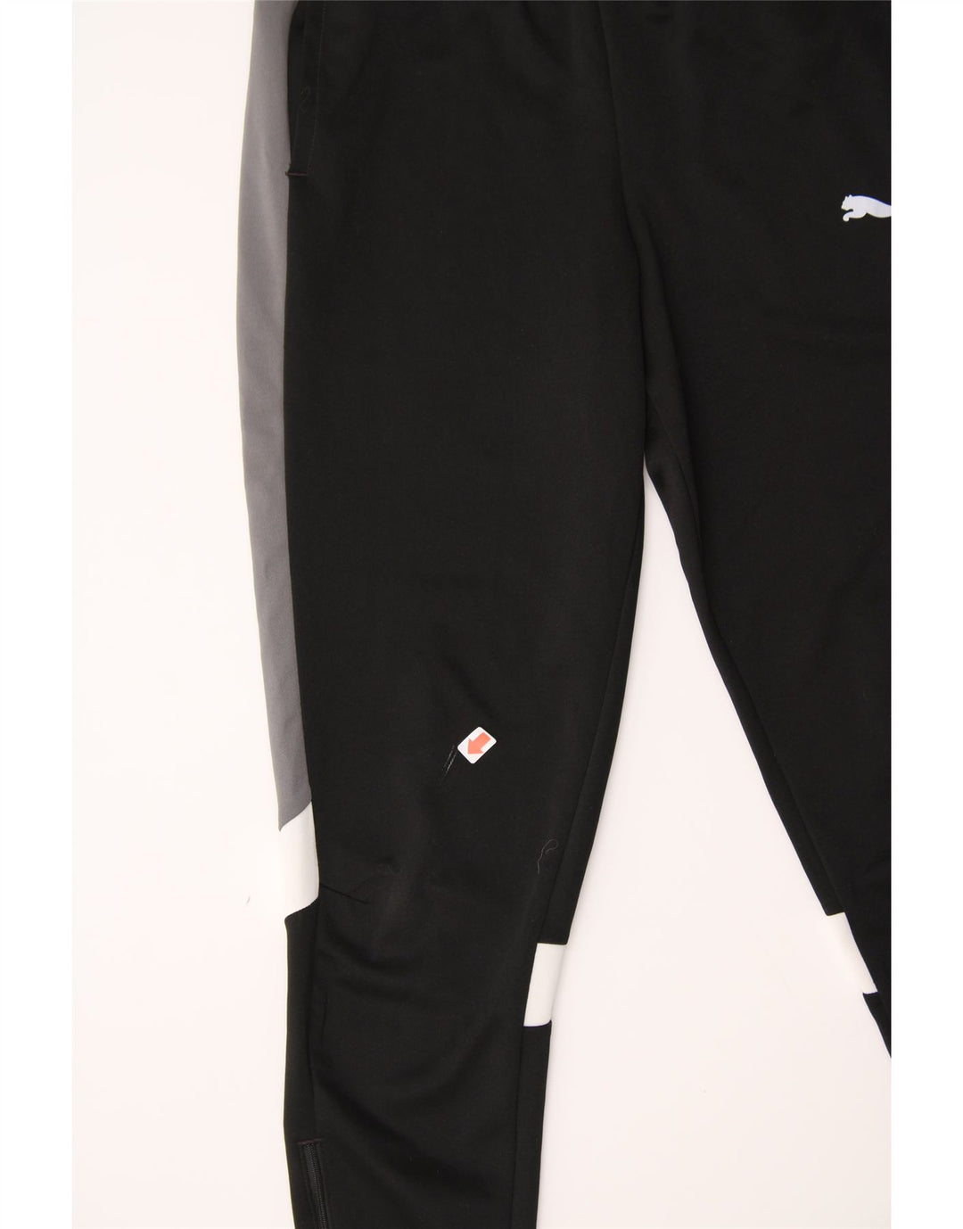 PUMA Boys Tracksuit Trousers 11-12 Years  Black Colourblock Vintage Puma and Second-Hand Puma from Messina Hembry 