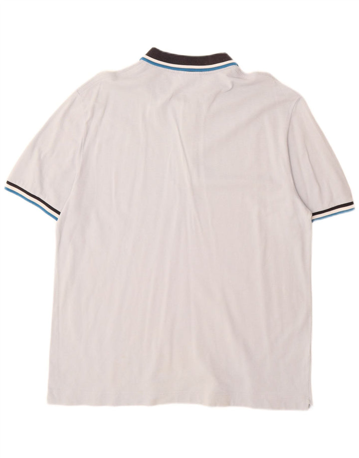 Lacoste Mens Polo Shirt Size 7 2XL Blue Cotton