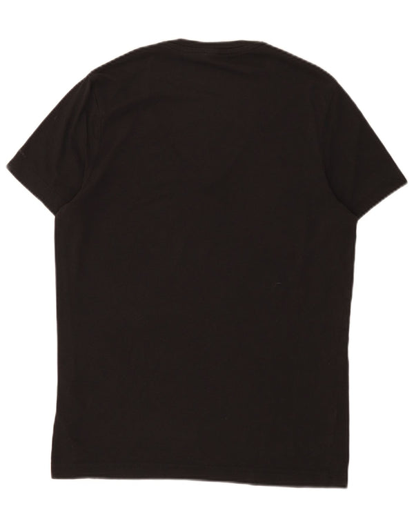 G-Star Mens T-Shirt Top Small Black Cotton
