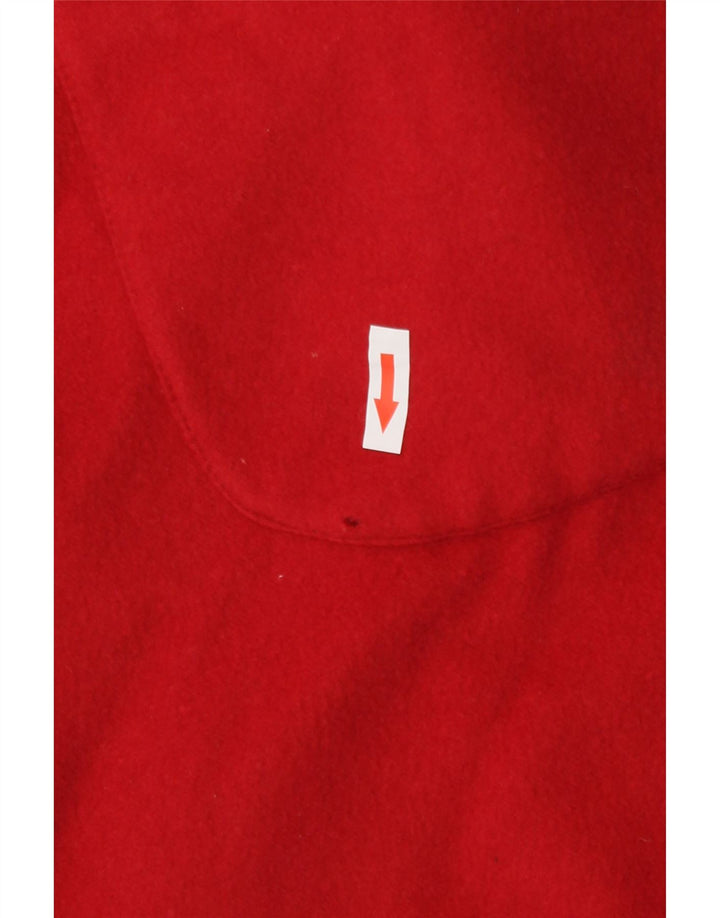 Jimmy Hourihan Womens Hooded Poncho Coat One Size Red Wool