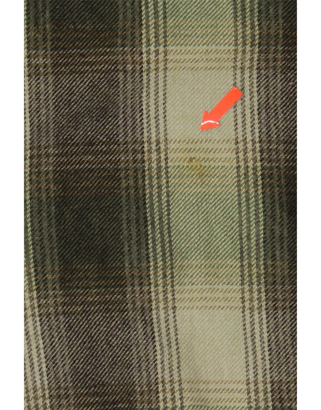 Bailo Mens Overshirt Shirt Large Green Check Wool