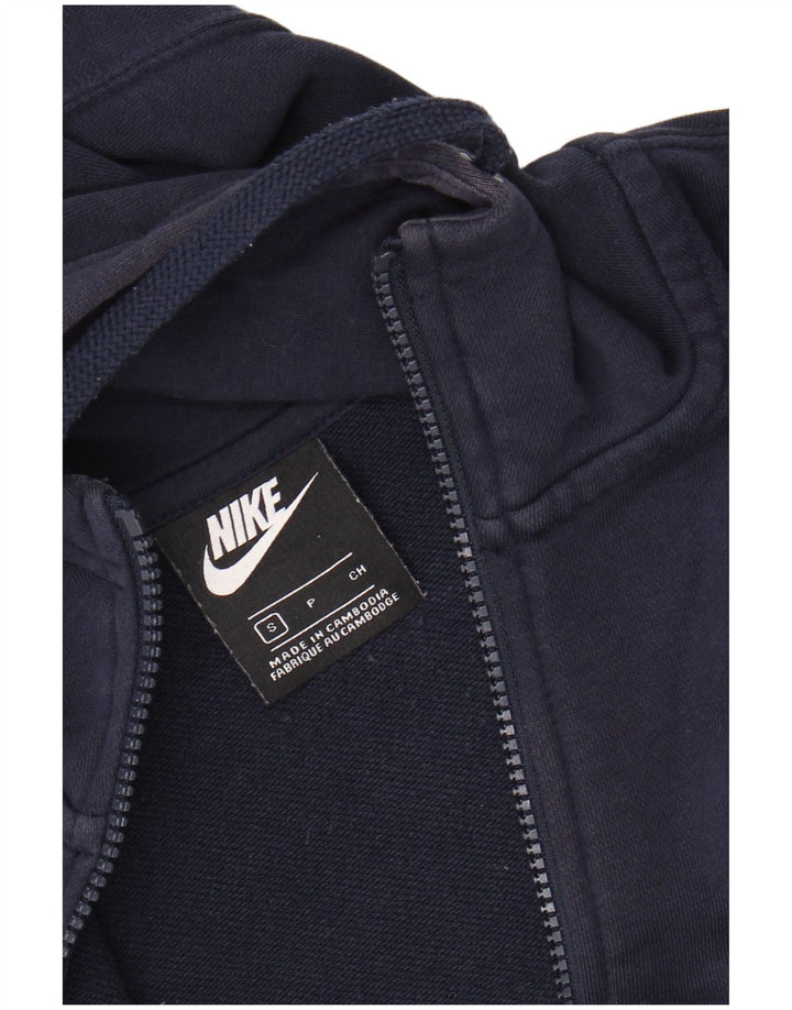 Nike Mens Zip Hoodie Sweater Small Navy Blue