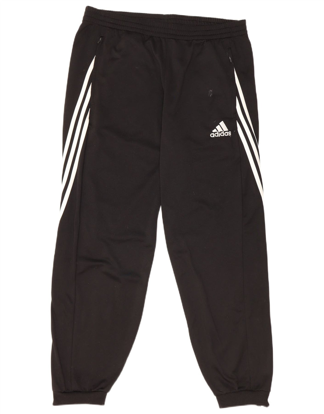 Adidas Mens Tracksuit Trousers Joggers Large  Black Polyester