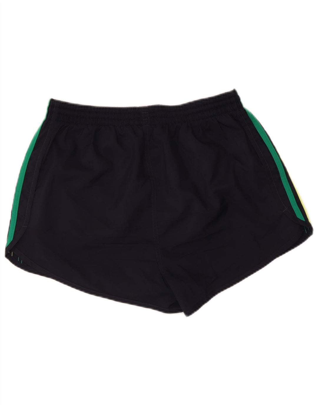 Adidas Womens Sport Shorts UK 12 Medium Navy Blue Colourblock Polyester