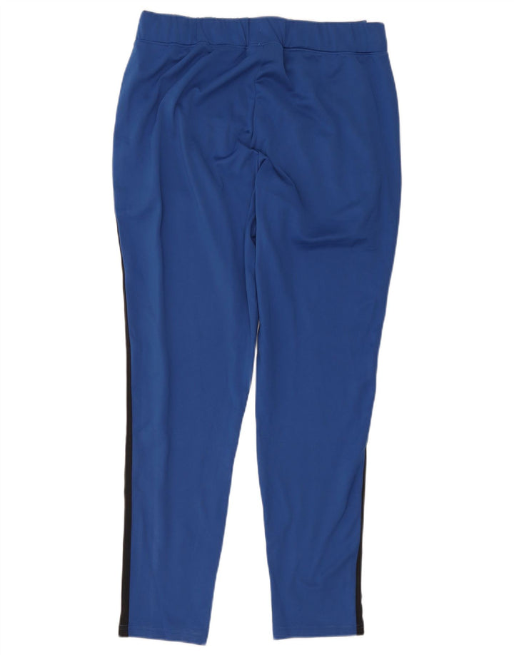 Under Armour Mens Tracksuit Trousers Large Blue Colourblock Polyester