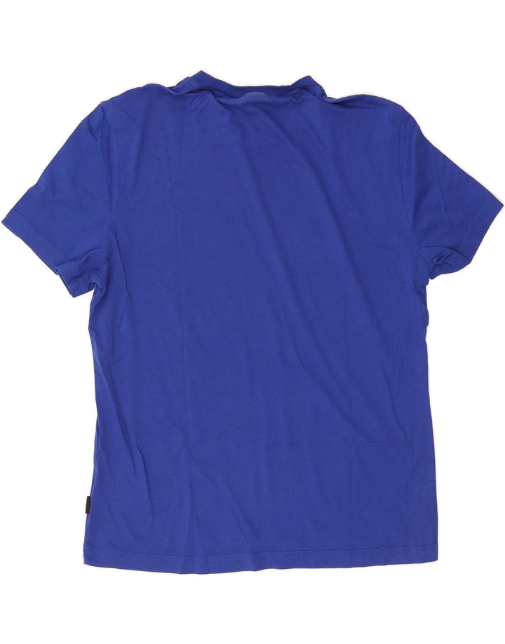 CALVIN KLEIN Mens Graphic T-Shirt Top Small Blue Cotton Vintage Calvin Klein and Second-Hand Calvin Klein from Messina Hembry 