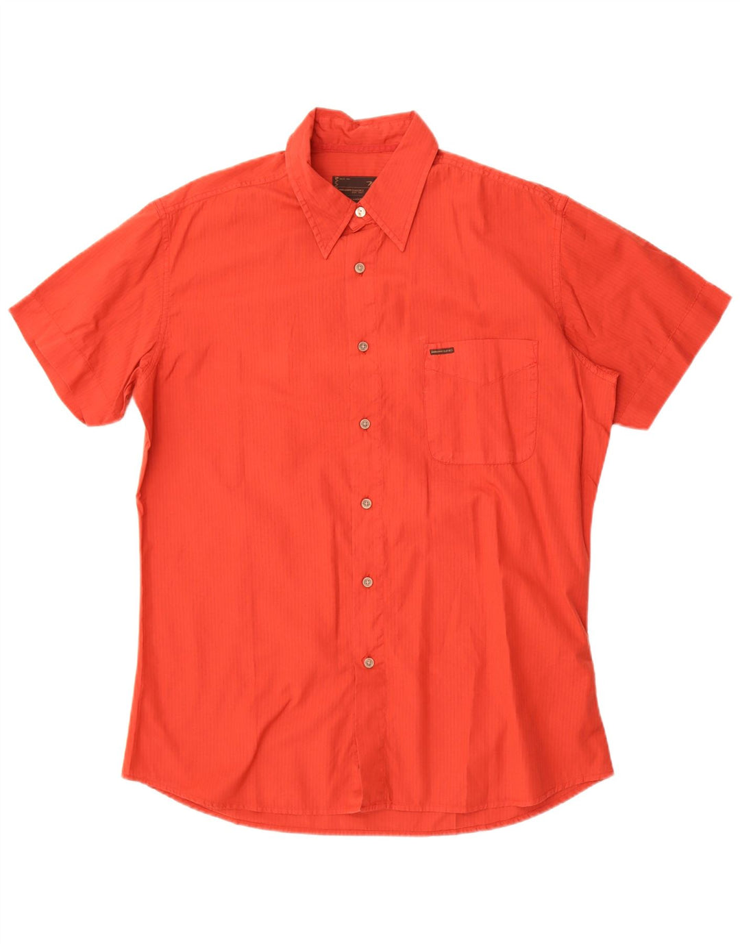 Marlboro Classics Mens Short Sleeve Shirt Large Red Cotton