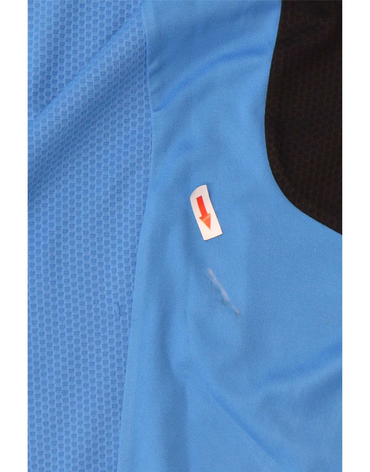 Adidas Mens Climacool Vest Top Large Blue Colourblock Polyester