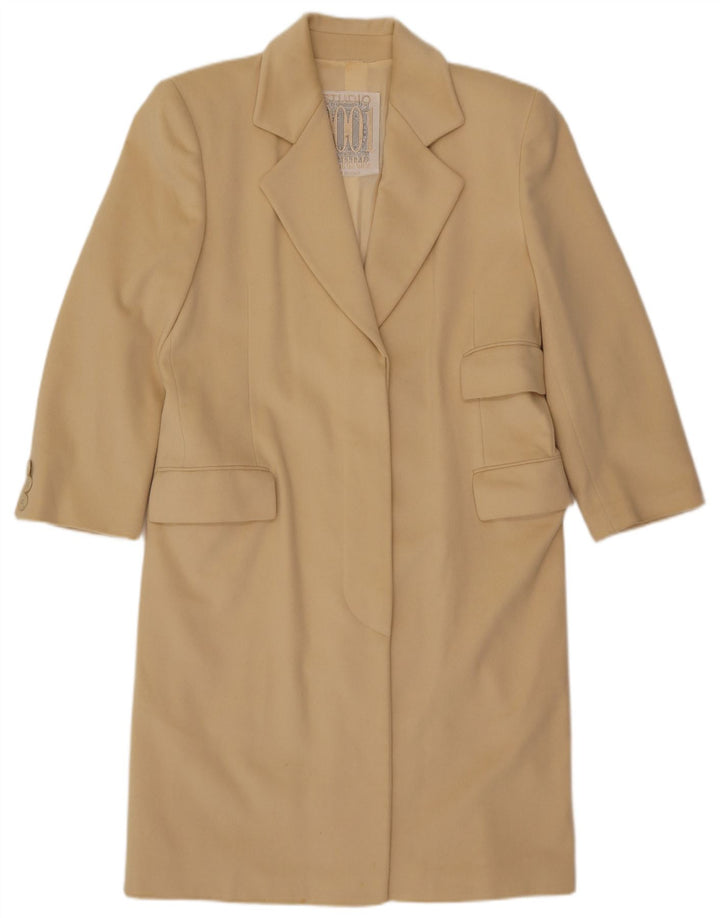 Ferre Womens Overcoat UK 14 Medium Beige