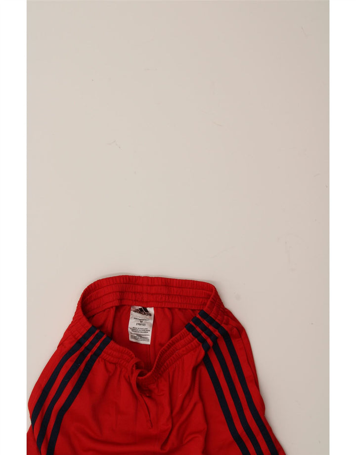 ADIDAS Boys Sport Shorts 10-11 Years Medium  Red Polyester Vintage Adidas and Second-Hand Adidas from Messina Hembry 