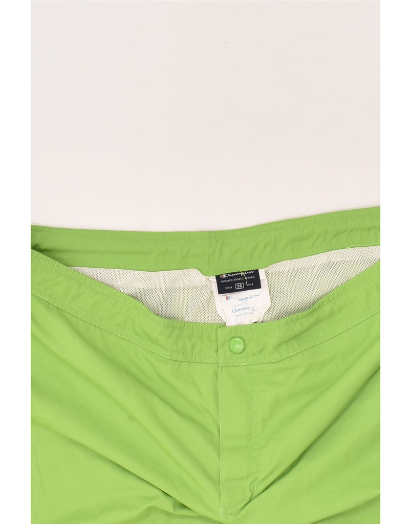 CHAMPION Mens Casual Shorts W36 Large Green Polyamide | Vintage Champion | Thrift | Second-Hand Champion | Used Clothing | Messina Hembry 