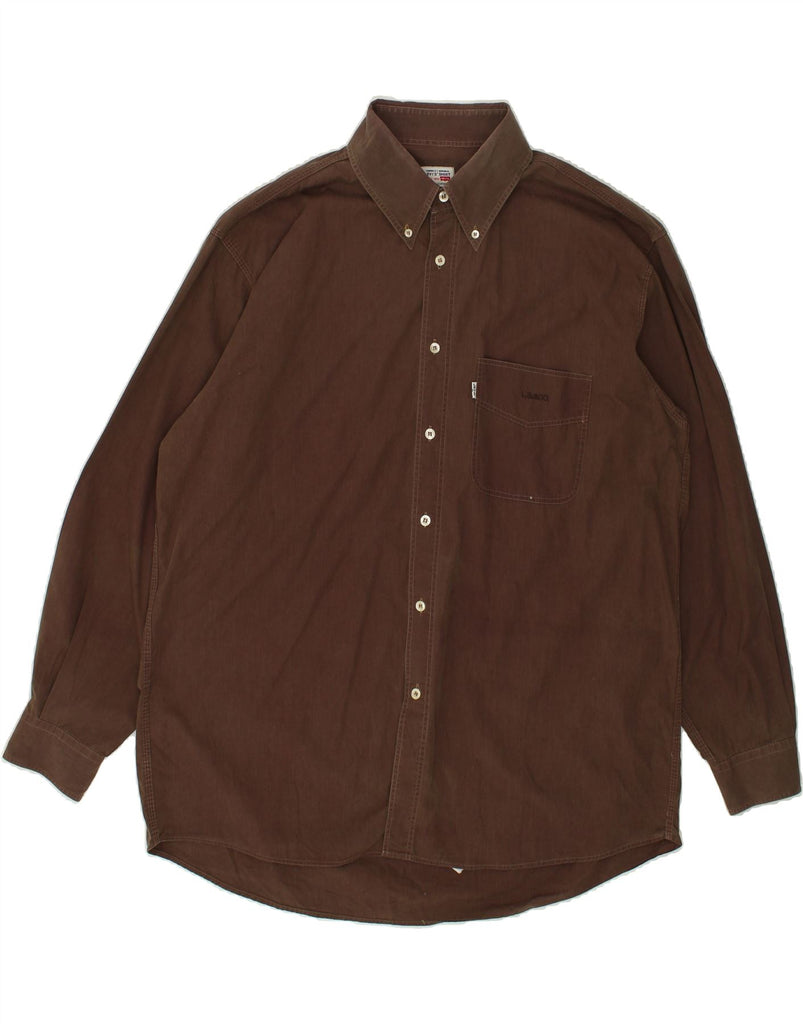 LEVI'S Mens Shirt 2XL Brown | Vintage Levi's | Thrift | Second-Hand Levi's | Used Clothing | Messina Hembry 