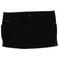 Calvin Klein Womens Mini Denim Skirt W26 Small Black Cotton