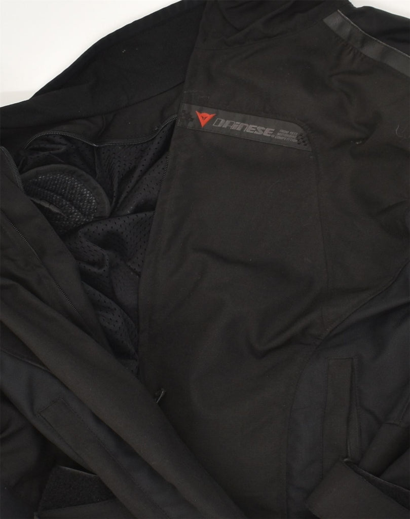 DAINESE Mens Racer Jacket EU 58 XL Black Nylon | Vintage Dainese | Thrift | Second-Hand Dainese | Used Clothing | Messina Hembry 