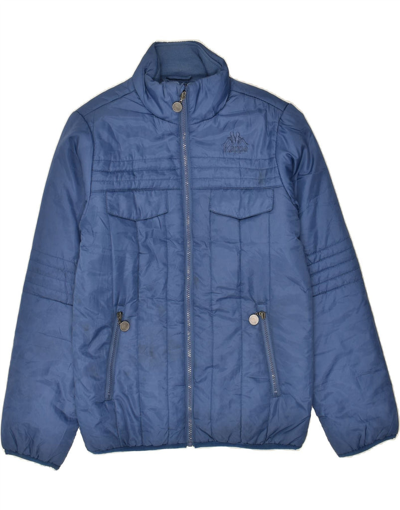 KAPPA Mens Padded Jacket UK 36 Small Blue Polyester | Vintage Kappa | Thrift | Second-Hand Kappa | Used Clothing | Messina Hembry 