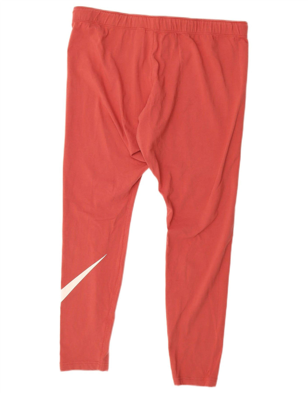 NIKE Womens Graphic Leggings UK 18 XL  Red Cotton