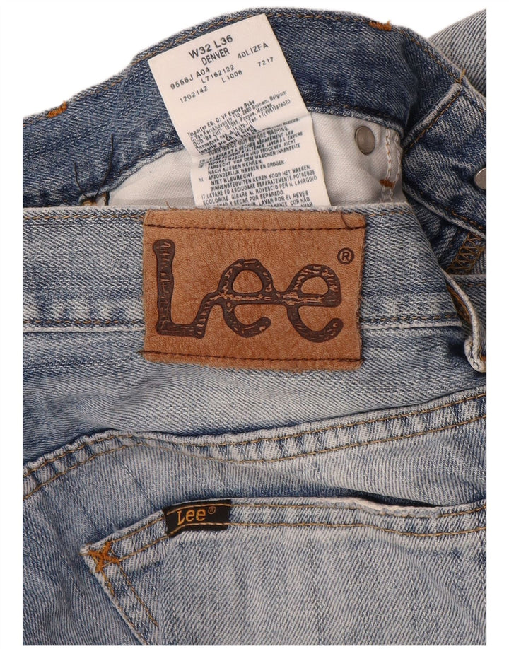 Lee Womens Denver Bootcut Jeans W32 L36 Blue Cotton
