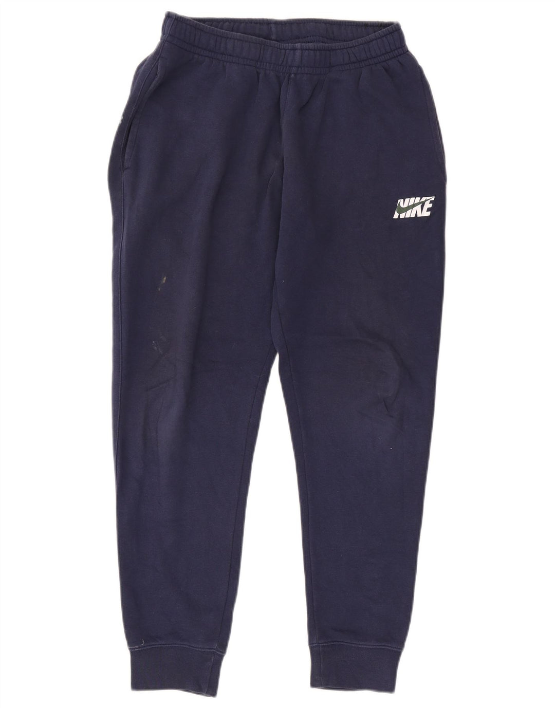 Nike Mens Tracksuit Trousers Joggers Small  Navy Blue Cotton