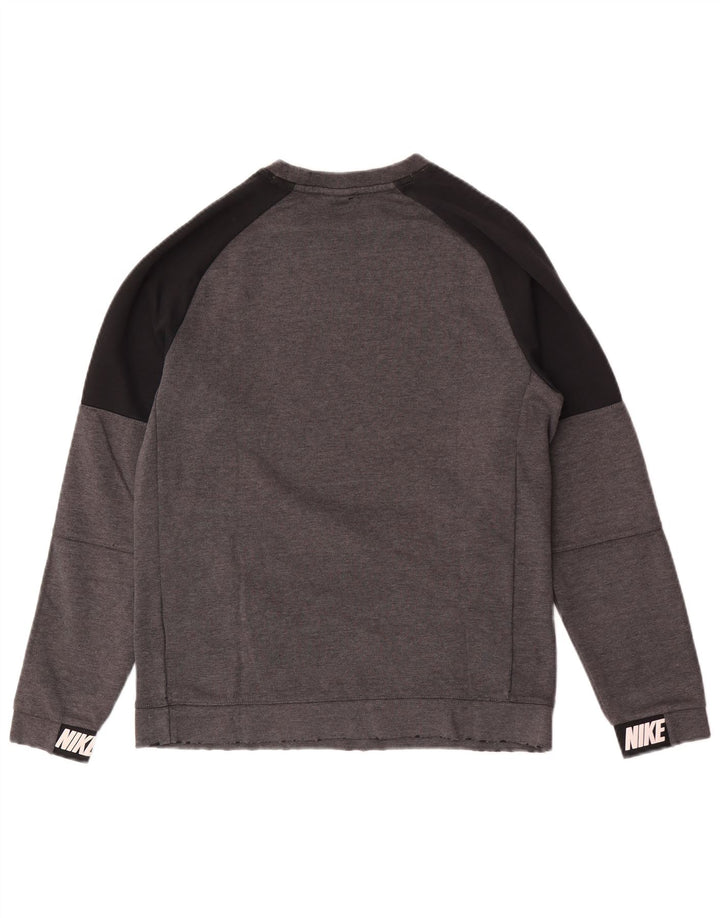 Nike Mens Graphic Sweatshirt Jumper Small Grey Colourblock
