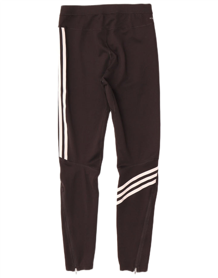 Adidas Womens Aeroready Tracksuit Trousers UK 14 Medium  Black Polyester