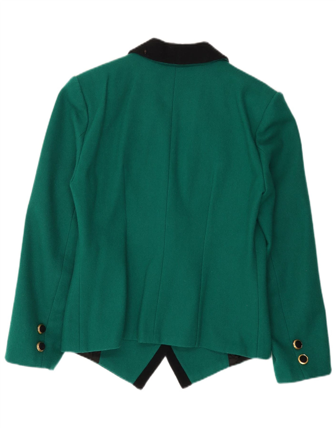 Vintage Womens Double Breasted Blazer Jacket UK 14 Medium Green