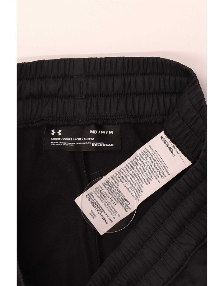 Under Armour Mens Cold Gear Graphic Tracksuit Trousers Medium Black