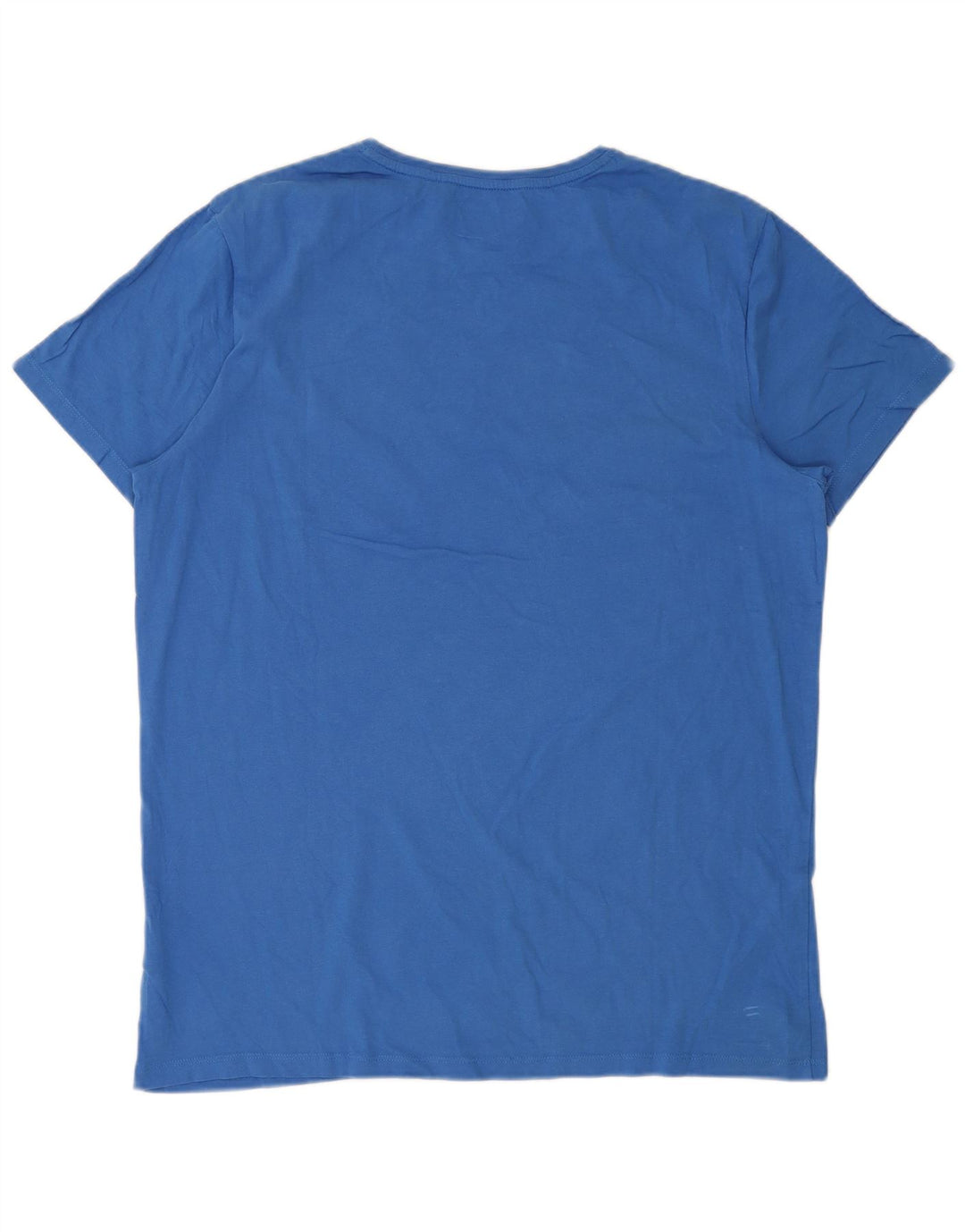 TIMBERLAND Mens Graphic T-Shirt Top XL Blue Cotton