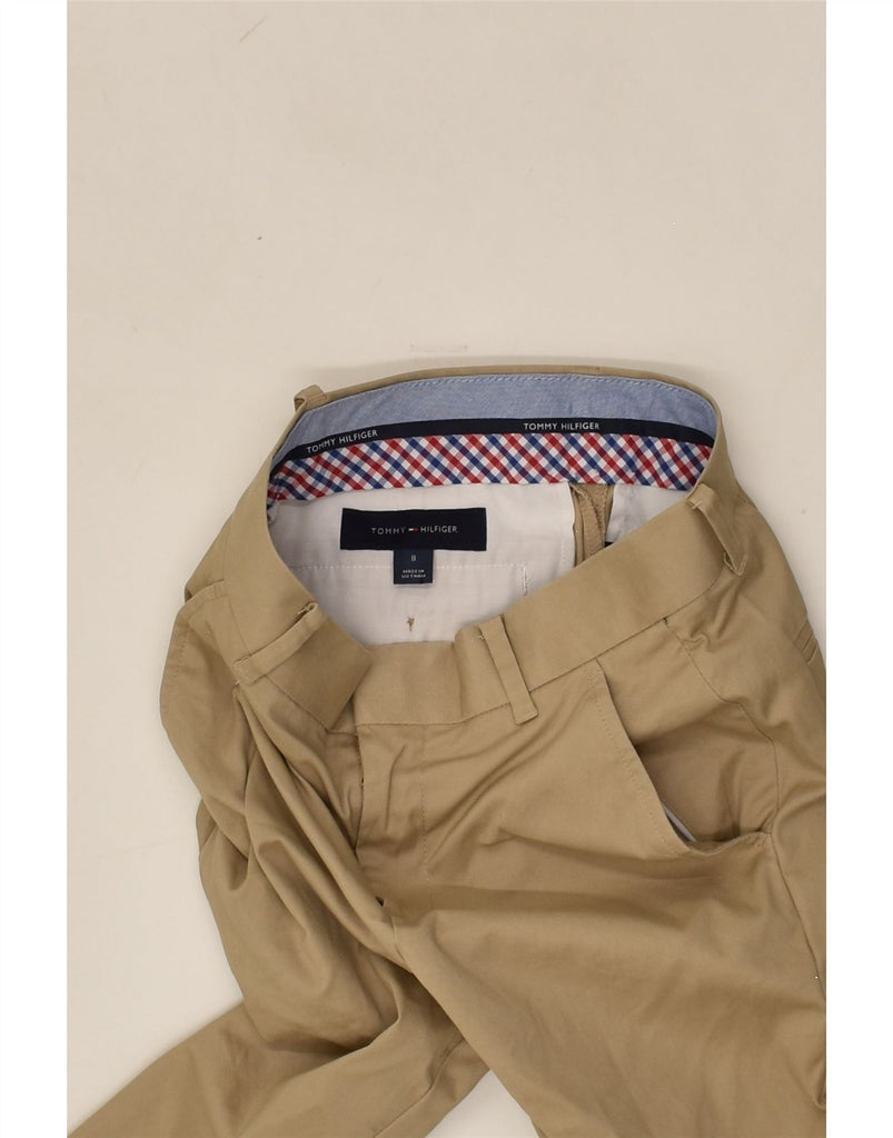 TOMMY HILFIGER Boys Straight Chino Trousers 7-8 Years W24 L22  Brown | Vintage Tommy Hilfiger | Thrift | Second-Hand Tommy Hilfiger | Used Clothing | Messina Hembry 