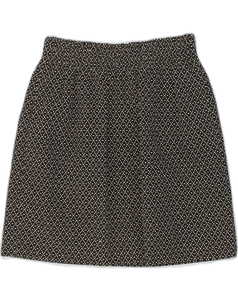 J. CREW Womens Mini Skirt US 2 XS W25  Black Geometric Cotton | Vintage J. Crew | Thrift | Second-Hand J. Crew | Used Clothing | Messina Hembry 