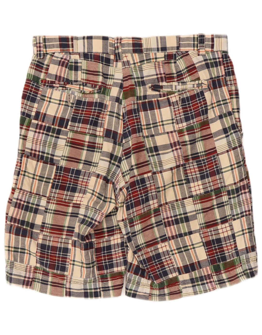 Old Navy Mens Chino Shorts W30 Medium Multicoloured Check Cotton