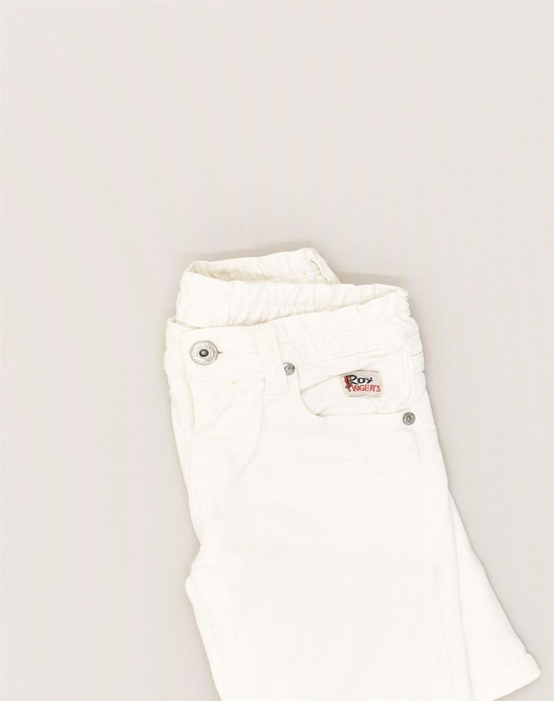 ROY ROGERS Baby Boys Straight Jeans 18-24 Months W20 L6 White Cotton | Vintage Roy Rogers | Thrift | Second-Hand Roy Rogers | Used Clothing | Messina Hembry 