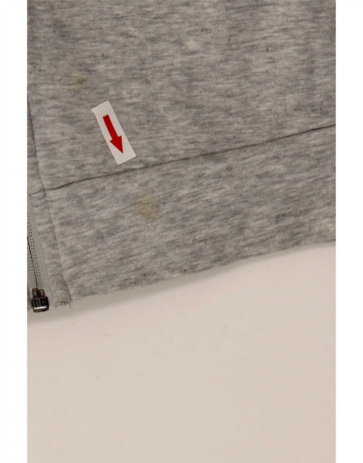 Puma Mens Zip Hoodie Sweater XL Grey Cotton