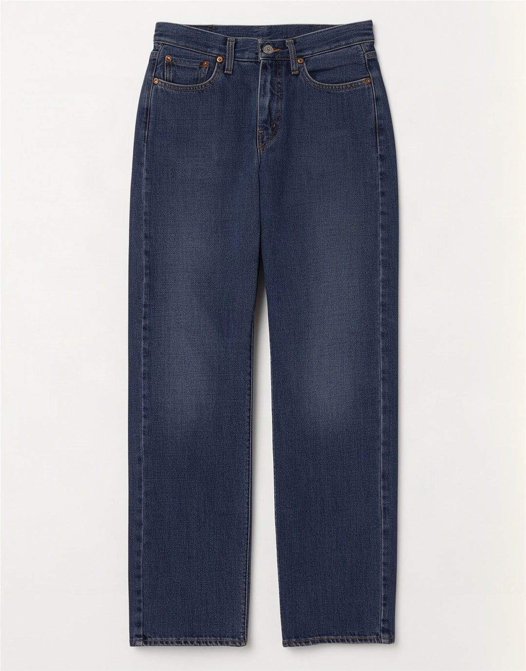 Replay Womens Straight Jeans W27 L32 Blue Cotton