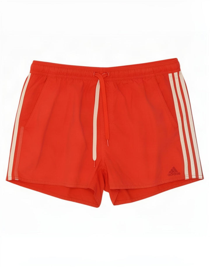 Adidas Mens Sport Shorts Large Red Nylon