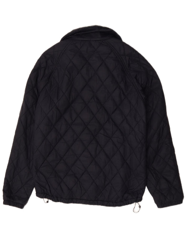 Jack Wills Mens Quilted Jacket UK 38 Medium Navy Blue Nylon