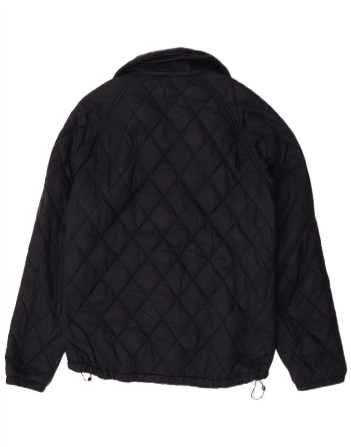 Jack Wills Mens Quilted Jacket UK 38 Medium Navy Blue Nylon