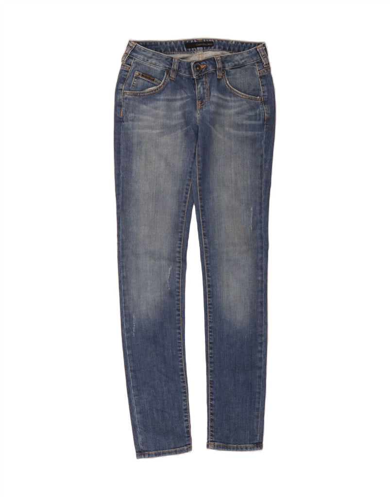 CALVIN KLEIN Womens Skinny Jeans W30 L34 Blue Vintage Calvin Klein and Second-Hand Calvin Klein from Messina Hembry 
