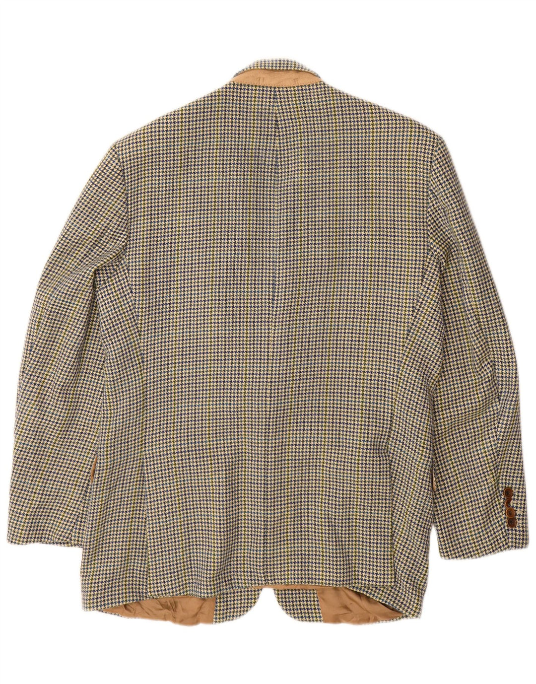 Hugo Boss Mens 2 Button Blazer Jacket EU 52 XL Multicoloured Houndstooth