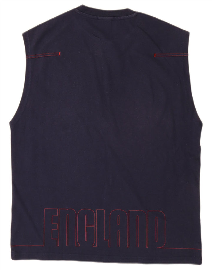 Nike Mens Graphic Vest Top UK 42/44 Large Navy Blue