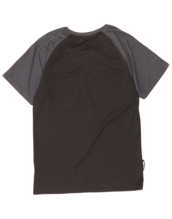 Mountain Warehouse Mens IsoCool T-Shirt Top Small Black Colourblock