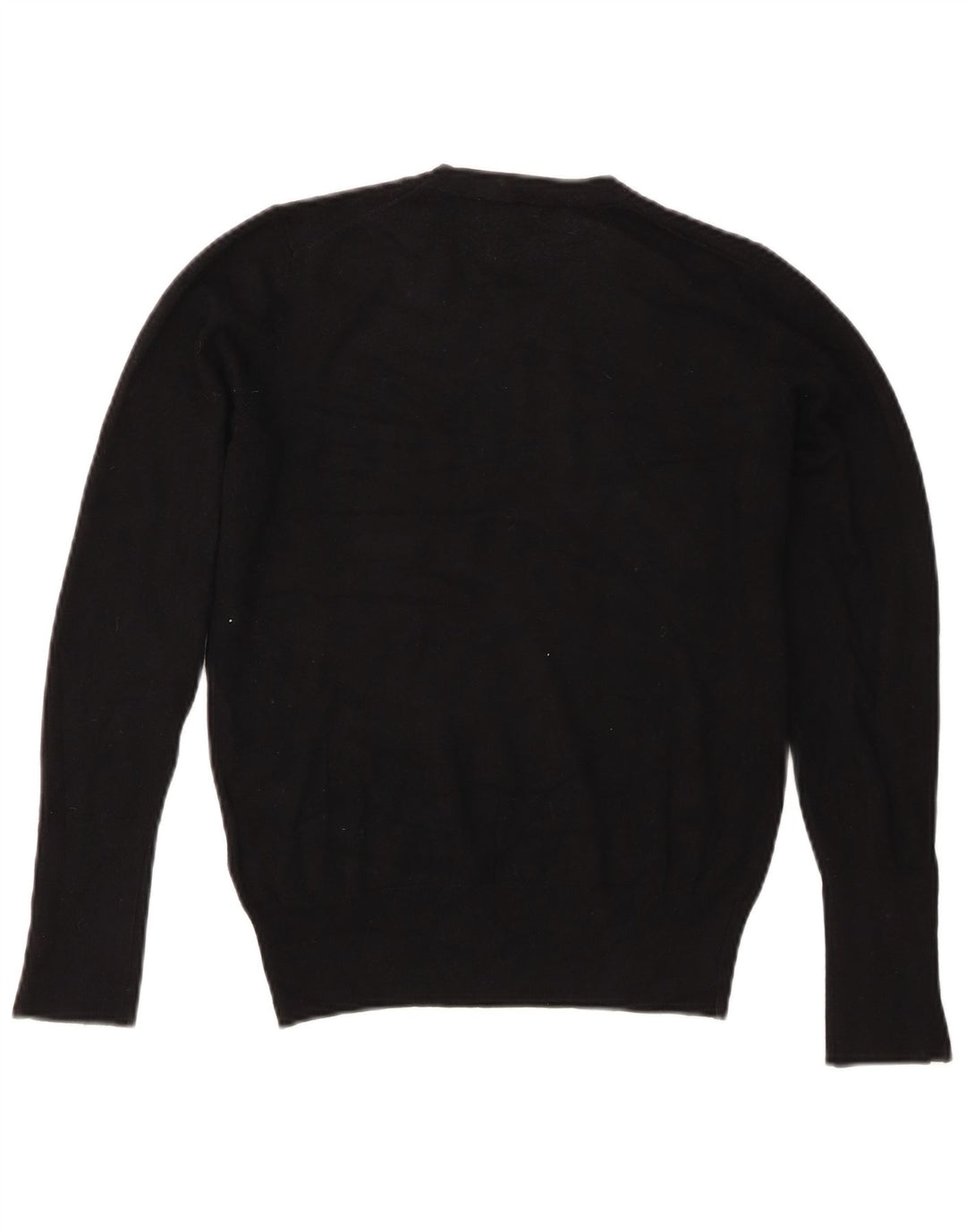 Zara Womens Crew Neck Jumper Sweater UK 16 Large Black