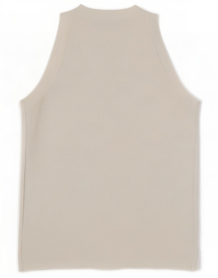 Zara Womens Vest Top UK 14 Large White Viscose