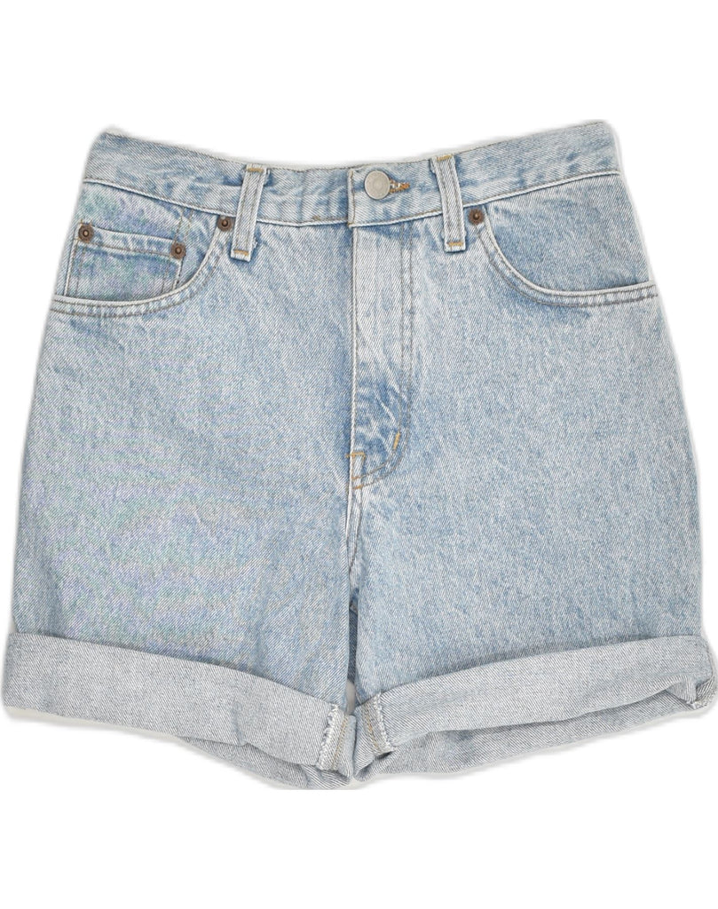 BEST COMPANY Womens Denim Shorts EU 38 Medium W27 Blue Cotton | Vintage Best Company | Thrift | Second-Hand Best Company | Used Clothing | Messina Hembry 